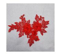 Lace Applique 5Pcs Embroidered Three-Dimensional Lace On Flower Wedding Dress Accessories(16)