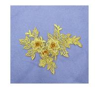 Lace Applique 5Pcs Embroidered Three-Dimensional Lace On Flower Wedding Dress Accessories(5)