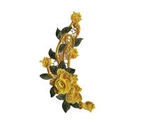 Lace Applique Style Embroidery Three-Dimensional Flowers Hollow Lace Collar Decoration DIY Clothes Sewing Accessories Lace Fabric(Style4(1pcs))