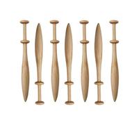 Lace Bobbins - Lace Knitting Tools | Bobbin Laces Making Kit | 13.5cm Beech Wood Lacemaking Bobbins with Smooth Handle, Durable Laces Full Set for Knitting Beginners and DIY Craft