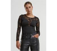 Lace body with round neck for women Urban Classics Noir M