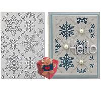 Lace Border Frame Dies for Card Making，Lace Border Frame Cutting Dies Stencils for DIY Scrapbooking Photo Album Decorative Embossing Paper Dies for Card Making Templated+Cute Brooch Pin