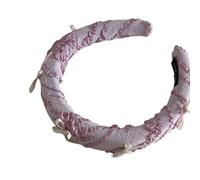 Lace Bowknot Elastic Scrunchies For Female InsStyle Ribbon Bowknot Hairhoop Girl Sweet Hair Clip Party Hair Shape Decors Bowknot Headband For Women