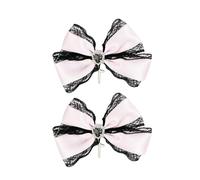 Lace Bows Hairclip Love Crosses Pattern Barrettes Multifunctional Halloween Hair Pin Accessories For Girls