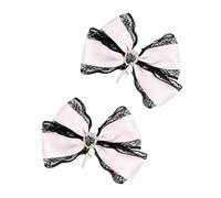 Lace Bows Hairclip Love Crosses Pattern Barrettes Multifunctional Halloween Hair Pin Accessories For Girls