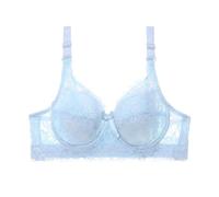 Lace Bra for Women Push Up Big Breasts Braletteh for Women Non-Wired Strong Hold Padded V Neck Classic Sleep Bras Comfortable Bra for Women