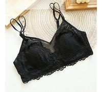lace bra underwear for women push up small breasts silk triangle cup bra plus size lingerie cami bralette