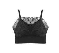 Lace Cami Top with Built in Padded Bra Sexy Camisoles Removable Bralettes Crop Top Crisscross Lace Vest Tops Spaghetti Strap Tank Top Undershirts Busiter Lingerie Ladies UK Sale Clearance