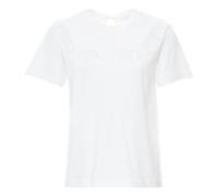 Lace Collar T-shirt White M