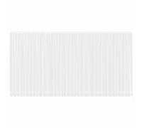 Lace Curtain White Polyester 280 x 900 cm with Curtain, Privacy Screen and Transparent Look for Living Room Bedroom Children's Room Versatile with Eyelet, Loop, Ruffle Tape