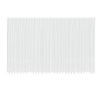 Lace Curtain with Curtains White Polyester Window Treatments Decor vidaXL