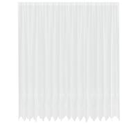 Lace Curtain with Curtains White Polyester Window Treatments Decor vidaXL