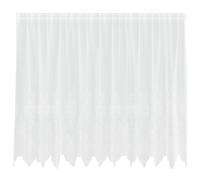 Lace Curtain with Curtains White Polyester Window Treatments Decor vidaXL