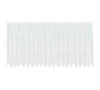 Lace Curtain White 500x140cm Polyester Sheer Light Filtering Home Decor Elegant