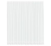 Lace Curtain with Curtains White Polyester Window Treatments Decor vidaXL