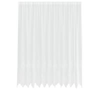 Lace Curtain with Curtains White Polyester Window Treatments Decor vidaXL