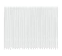 vidaXL Lace Curtain with Curtains Floral White 280 x 600 cm Polyester