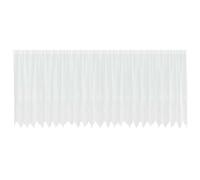 Lace Curtain White 600x140cm Polyester Sheer Light Filtering for Home Decor