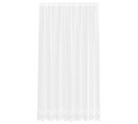Lace Curtain with Curtains White Polyester Window Treatments Decor vidaXL