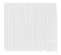 vidaXL Lace Curtain with Curtains Floral White 280 x 500 cm Polyester