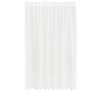Lace Curtain with Curtains White Polyester Window Treatments Decor vidaXL
