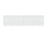 Lace Curtain with Curtains White Polyester Window Treatments Decor vidaXL