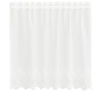 Lace Curtain with Curtains White Polyester Window Treatments Decor vidaXL