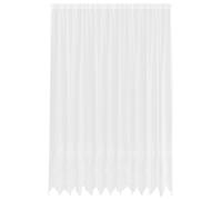 Lace Curtain White 300x260cm Polyester Sheer Light Filtering Elegant Home Decor