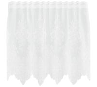 Lace Curtain with Curtains White Polyester Window Treatments Decor vidaXL
