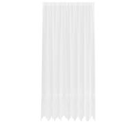 Lace Curtain with Curtains White Polyester Window Treatments Decor vidaXL