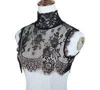Lace Detachable Half Shirt Blouse Faux Collar Neck Ruff Neck Collar Fake Cape For Doll Choker Wedding Dress Accessory