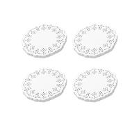 Lace Doilies Paper 400 Pcs,4.5 Inch Decorative Round Placemats,Liners for Cake,Desserts Baked Treat Tableware Display