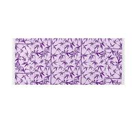 lace edge Refrigerator Top Cover with side bag sturdy Washer and Dryer Covers for the Top Purple bamboos for Refrigerator, Roller Washing Machine, Microwave Oven 51.2x22in