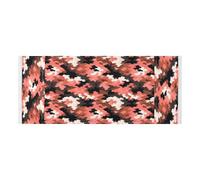 lace edge Washer and Dryer Covers with side bag Dust Proof Washer and Dryer Covers for the Top Camouflage Ikat Rose Gold for Refrigerator, Roller Washing Machine, Microwave Oven 51.2x22in