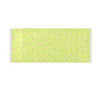 lace edge Washer and Dryer Covers with side bag Dust Proof Washer and Dryer Covers for the Top Spring Tiny Flowers Green Striped for Refrigerator, Roller Washing Machine, Microwave Oven