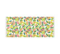 lace edge Washer and Dryer Covers with side bag Dust Proof Washing Machine Top Protector Mat Elegant Almonds Neon Ash Pink Green for Laundry Room Kitchen 51.2x22in
