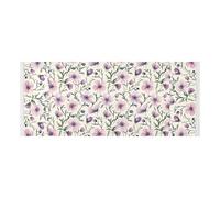 lace edge Washer and Dryer Covers with side bag reusable Washing Machine Dust Cover Mat Israel Anemone Coronaria Beauty Flowers for Laundry Room Kitchen 51.2x22in