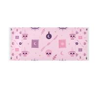 lace edge Washer and Dryer Covers with side bag sturdy Washer and Dryer Covers for the Top Halloween Cute Plus Witch's Essentials Pink for Laundry Room Kitchen 51.2x22in