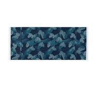 lace edge Washer and Dryer Covers with side bag sturdy Washing Machine Protective Cover Americas zebras Blue and Black Fits Most Washers or Dryers 51.2x22in