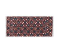 lace edge washer dryer cover with side bag Dust Proof Washer and Dryer Covers for the Top Belize Black Orchid William Morris Pattern for Refrigerator, Roller Washing Machine, Microwave Oven