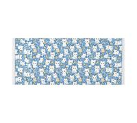 lace edge washer dryer cover with side bag Dust Proof Washing Machine Protective Cover for Laundry Room Kitchen 51.2x22in