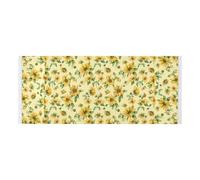 lace edge washer dryer cover with side bag reusable Washer and Dryer Covers for the Top Slow Style Sunflower Gold Sage Green for Refrigerator, Roller Washing Machine, Microwave Oven 51.2x22in