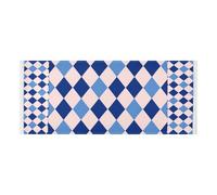 lace edge washer dryer cover with side bag sturdy Washer and Dryer Covers for the Top Blue and Pink Classic diamonding Pastel Fits Most Washers or Dryers 51.2x22in