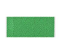 lace edge washer dryer cover with side bag washable Washer and Dryer Covers for the Top Emerald Green Leopard Print Cheetah for Washer Microwave Refrigerator 51.2x22in