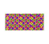 lace edge washer dryer cover with side bag washable Washing Machine Top Protector Mat Floral Daisy Flowers Gardener Summer for Washer Microwave Refrigerator 51.2x22in