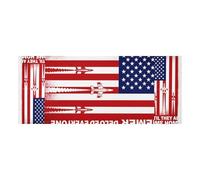 lace edge Washer Dryer Top Cover with side bag Dust Proof Washer and Dryer Covers for the Top Red Friday American Flag for Microwave Refrigerator 51 2x22in