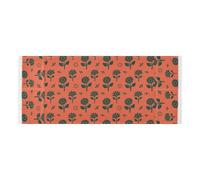 lace edge Washer Dryer Top Cover with side bag reusable Washer and Dryer Covers for the Top Fall Red Green Sunflower and Bees for Laundry Room Kitchen 51.2x22in