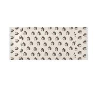 lace edge Washer Dryer Top Cover with side bag washable Washer and Dryer Covers for the Top Cute Ranch Porcupine Crown for Microwave Refrigerator 51 2x22in