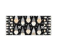 lace edge Washing Machine Top Cover with side bag washable Washer and Dryer Covers for the Top Cute Winter Gnomes Dark Fits Most Washers or Dryers 51.2x22in