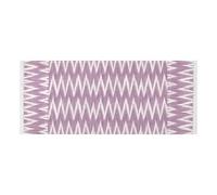 lace edge Washing Machine Top Cover with side bag washable Washing Machine Top Protector Mat Mauve Ikat for Refrigerator Roller Microwave Oven 51 2x22in
